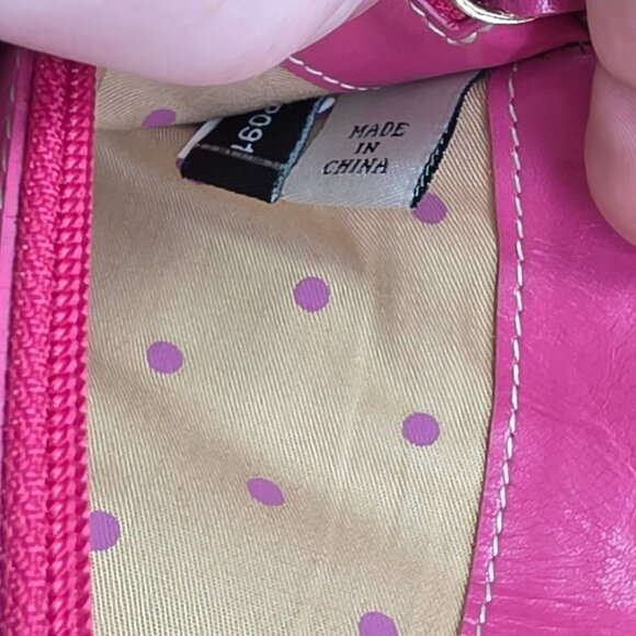 Kate Spade Jane Street Maria Large Wallet Trifold Checkbook Metallic Gold Pink - Picture 11 of 12